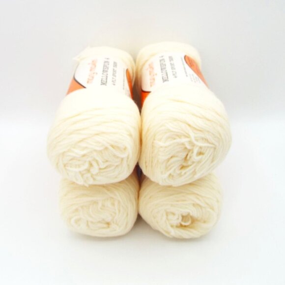Vintage Mary Maxim Mellowspun 4 Sport Yarn 4-Ply Lot of 4 Made in USA - Picture 2 of 8